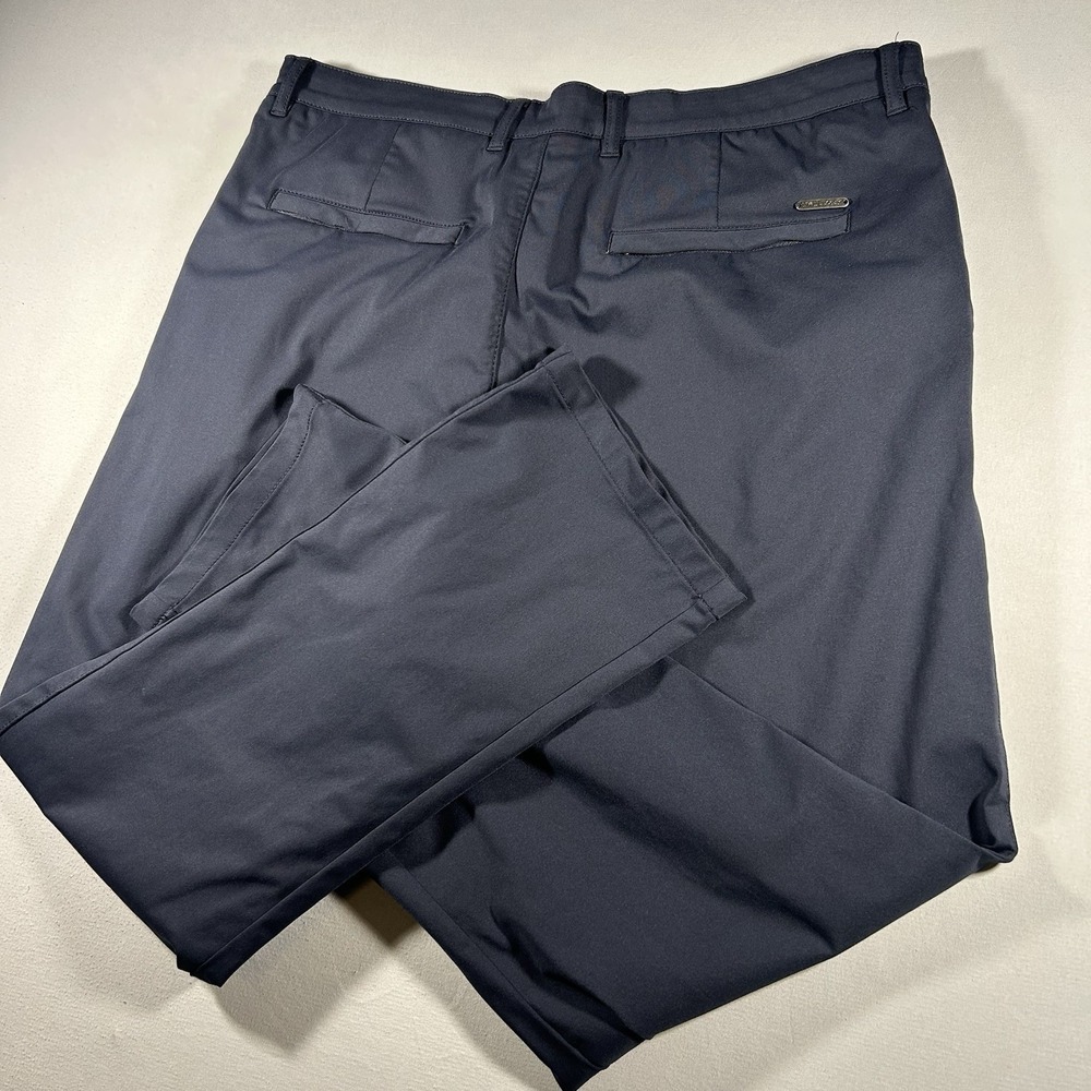 Twillory Mens Performance Tailored Fit Golf Stretch Chino Pants Navy 40x32 - Picture 7 of 10